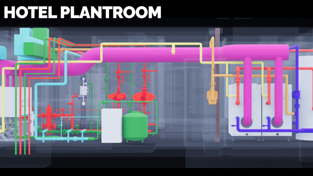 Hotel plantroom